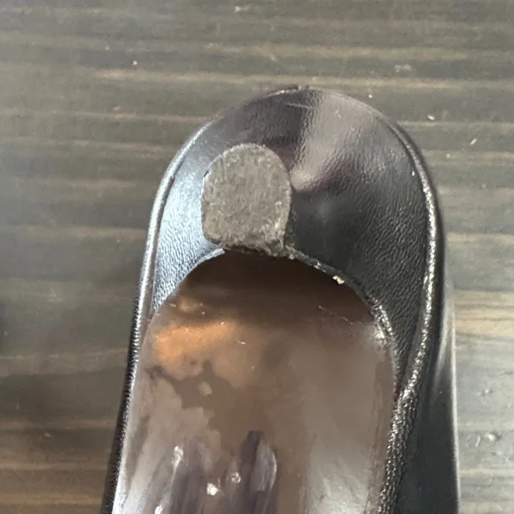 Luca Grossi Black Leather Heels - Picture 4 of 7